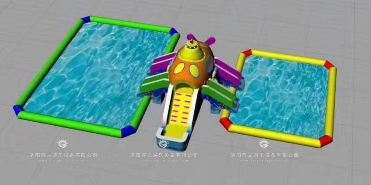 深海潜艇儿童乐园充气游泳池